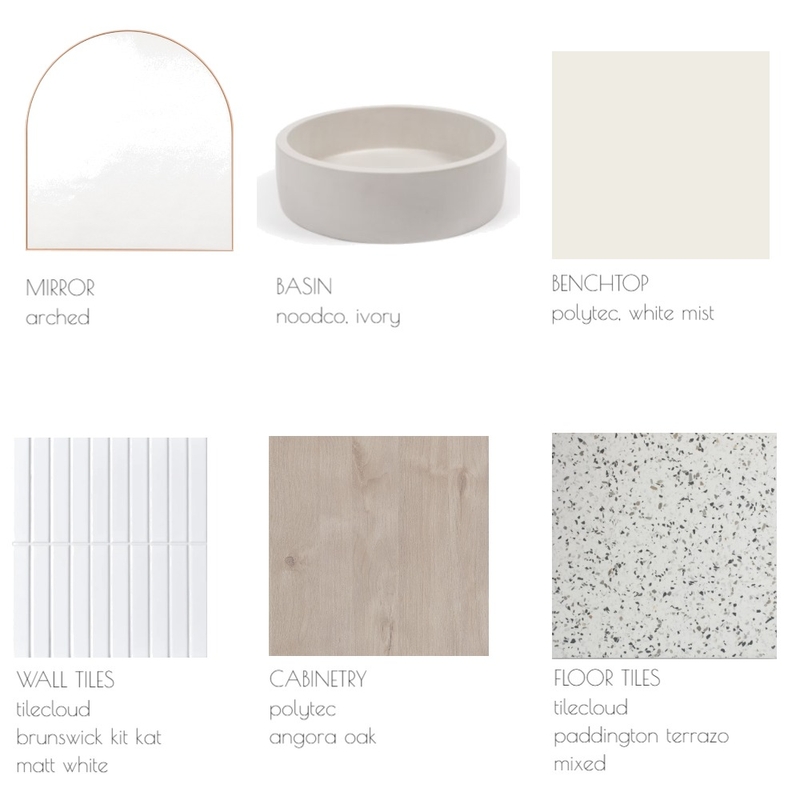 Ensuite Mood Board by RelmResidential on Style Sourcebook