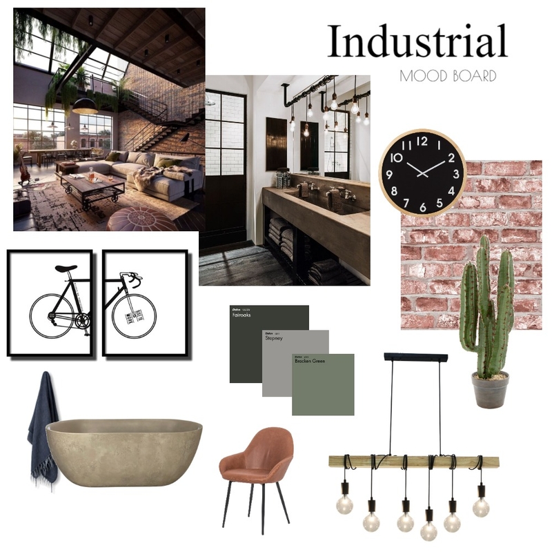 Industrial Mood Board by Katie Allnutt on Style Sourcebook