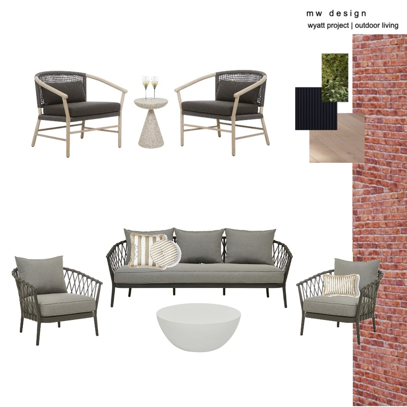 Wyatt Project | Outdoor Living Mood Board by Henry Weir on Style Sourcebook