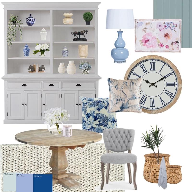 hamptons dining round Mood Board by dunscombedesigns on Style Sourcebook