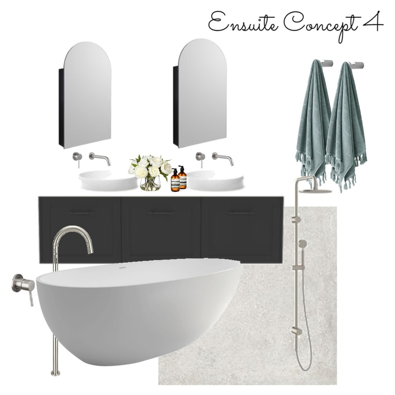 Ensuite Concept 1 Mood Board by hauss_interiors on Style Sourcebook