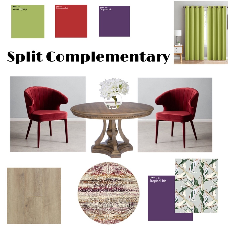 Split Complementary Mood Board by Mary Helen Uplifting Designs on Style Sourcebook