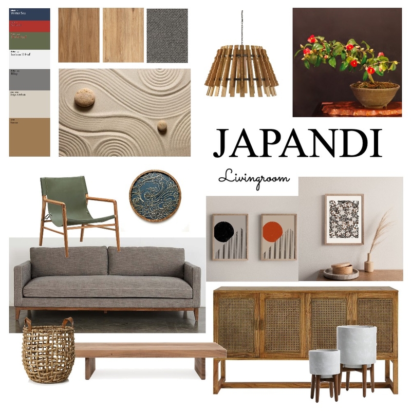 Japandi Mood Board by MAYUMI on Style Sourcebook