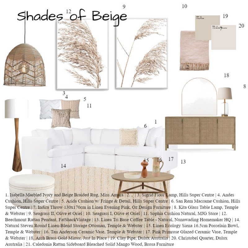 shades of beige Mood Board by Miranda_Elise on Style Sourcebook