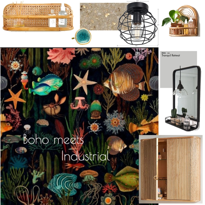 Boho meets Industrial Mood Board by PureJoy on Style Sourcebook