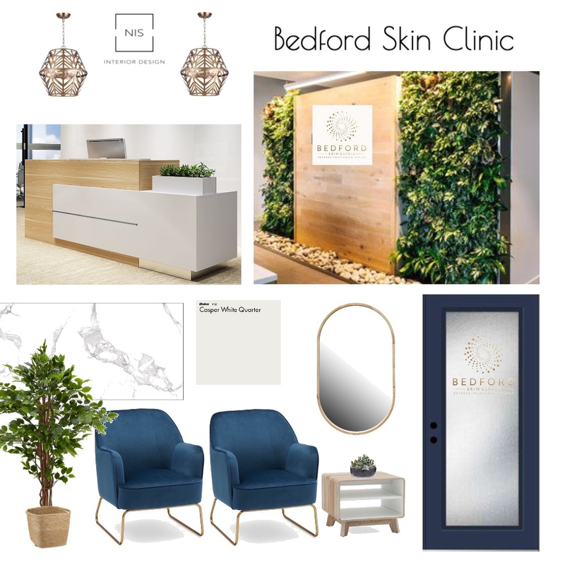 Bedford Skin Clinic -Reception (option F) Mood Board by Nis Interiors on Style Sourcebook