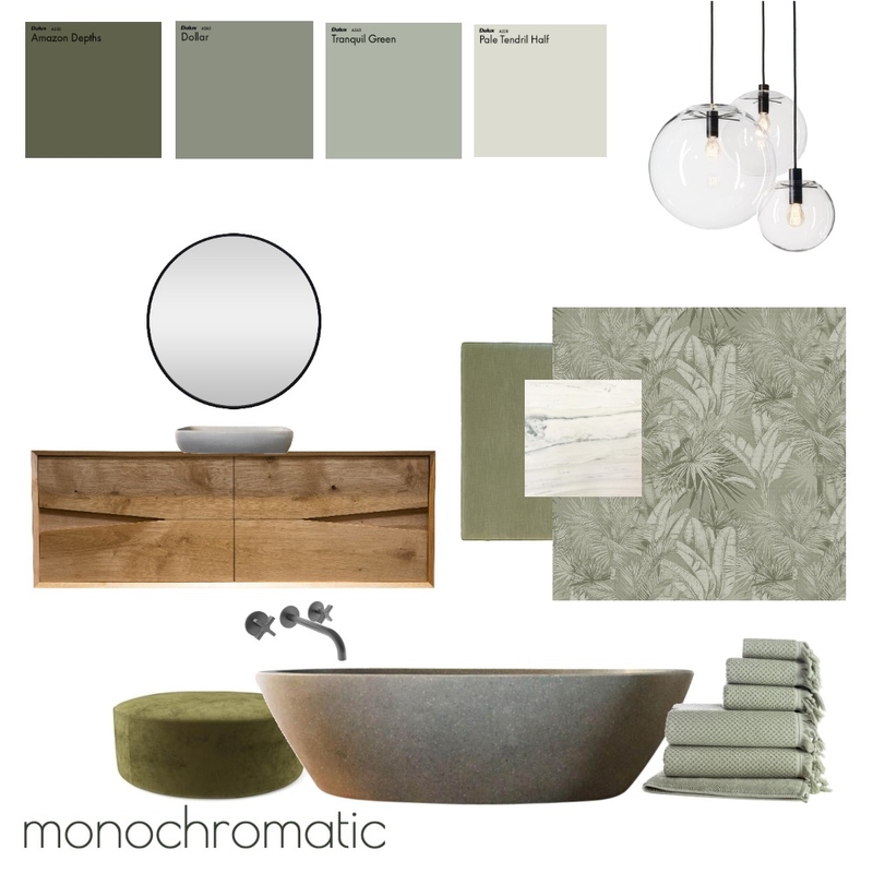 Monochromatic Mood Board by Evelyn Lee on Style Sourcebook