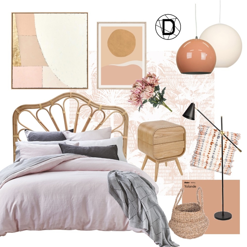 Peachy Mood Board by Designingly Co on Style Sourcebook