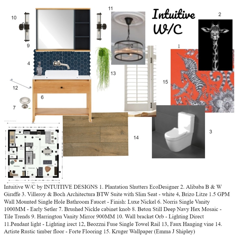 Bathroom Mood Board by IntuitiveDesigner on Style Sourcebook
