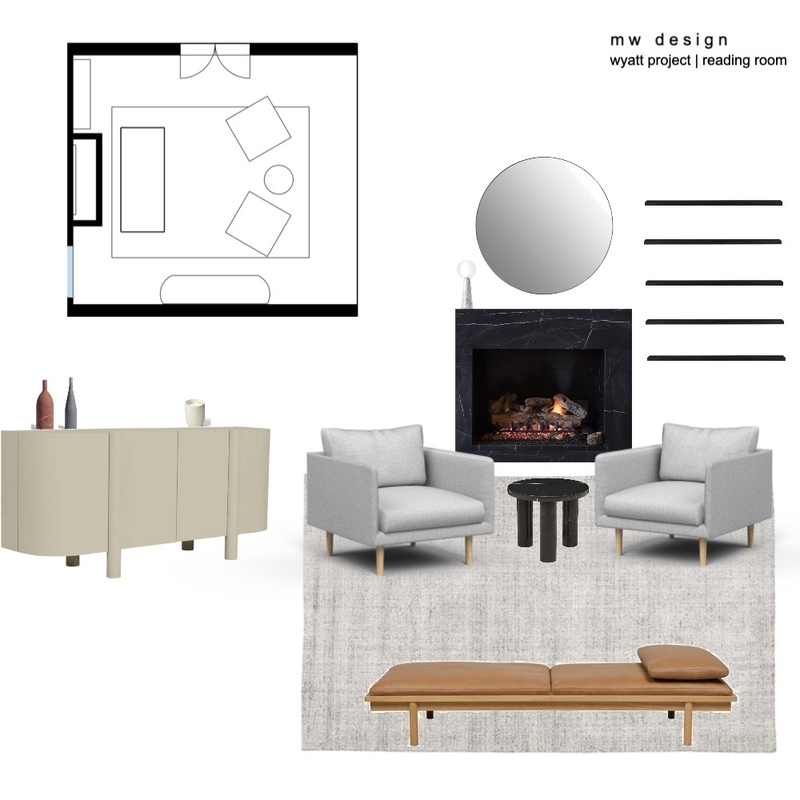 Wyatt Project - Reading Room Mood Board by Henry Weir on Style Sourcebook