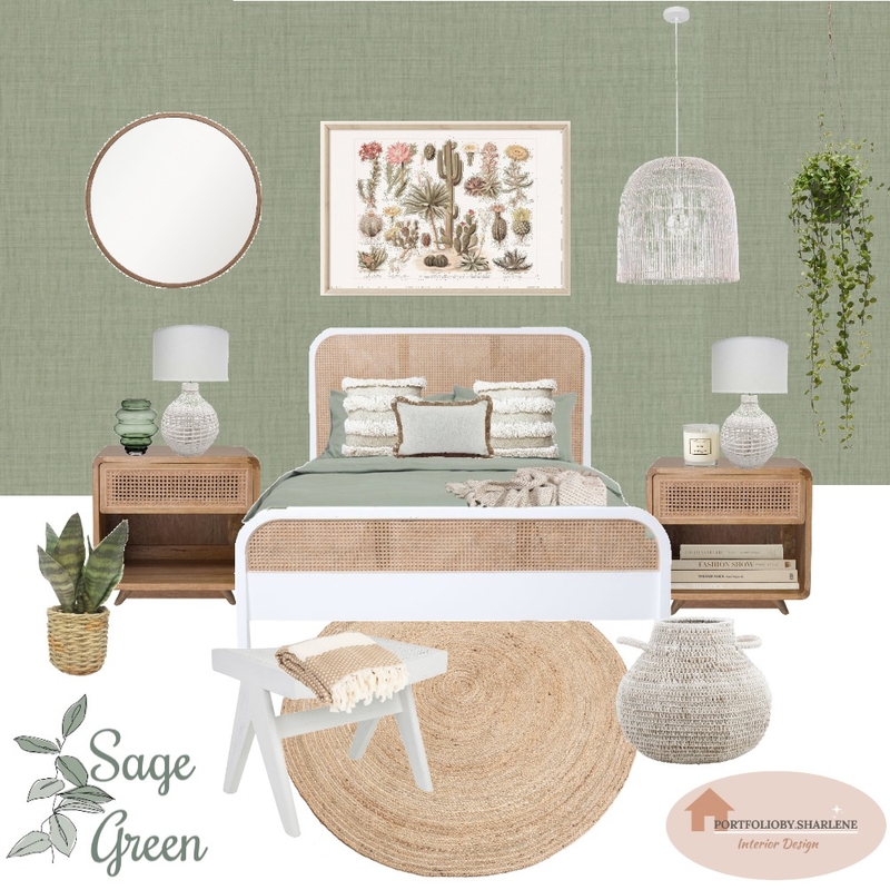Sage green bedroom Mood Board by portfolioby.sharlene on Style Sourcebook