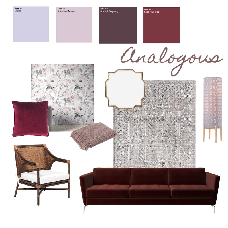 Analogous Mood Board by WindyH on Style Sourcebook