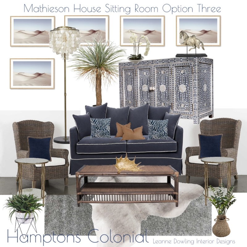 Mathieson House - Sitting Room Option 3 Hamptons Colonial Mood Board by leannedowling on Style Sourcebook