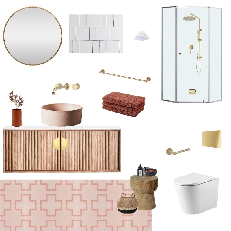 Bathroom Sample Board Mood Board by sarahramsden on Style Sourcebook