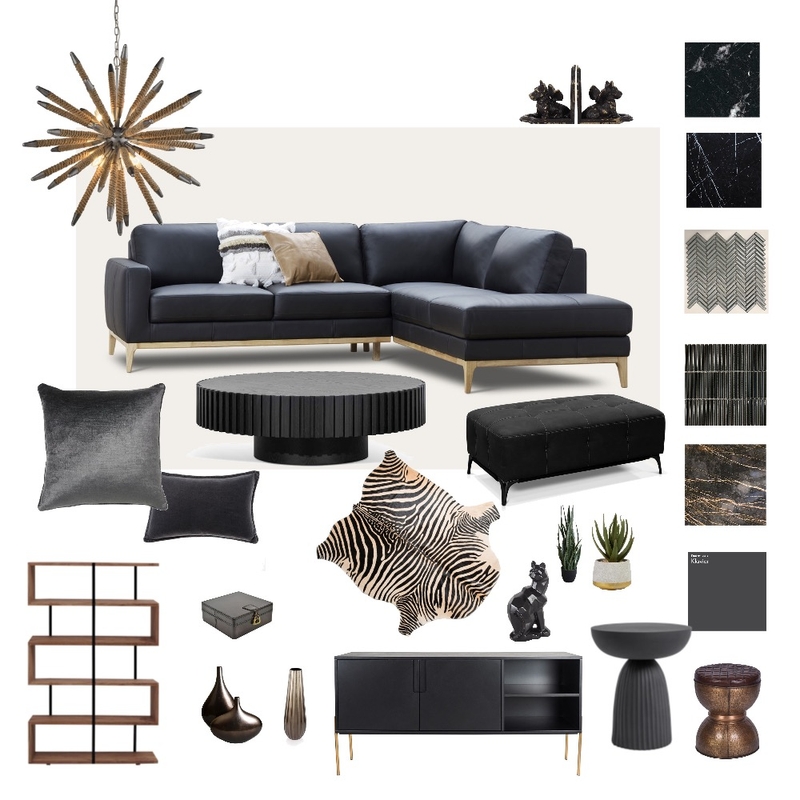 Charcoal Mono Living room Mood Board by ruthxospa on Style Sourcebook