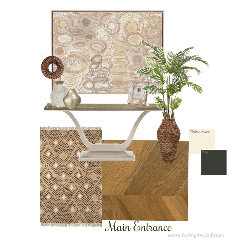 Mathieson House - Entrance Neutrals and Earthy Mood Board by leannedowling on Style Sourcebook