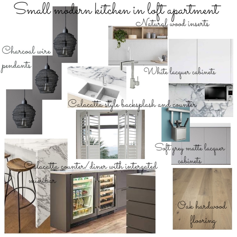 Small Modern Kitchen - Gibran Mood Board by TraceyD on Style Sourcebook