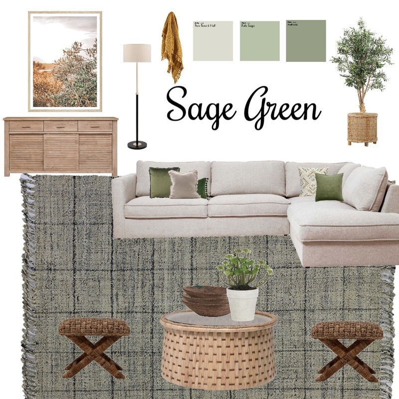 Sage Green Mood Board by TCH Interiors on Style Sourcebook