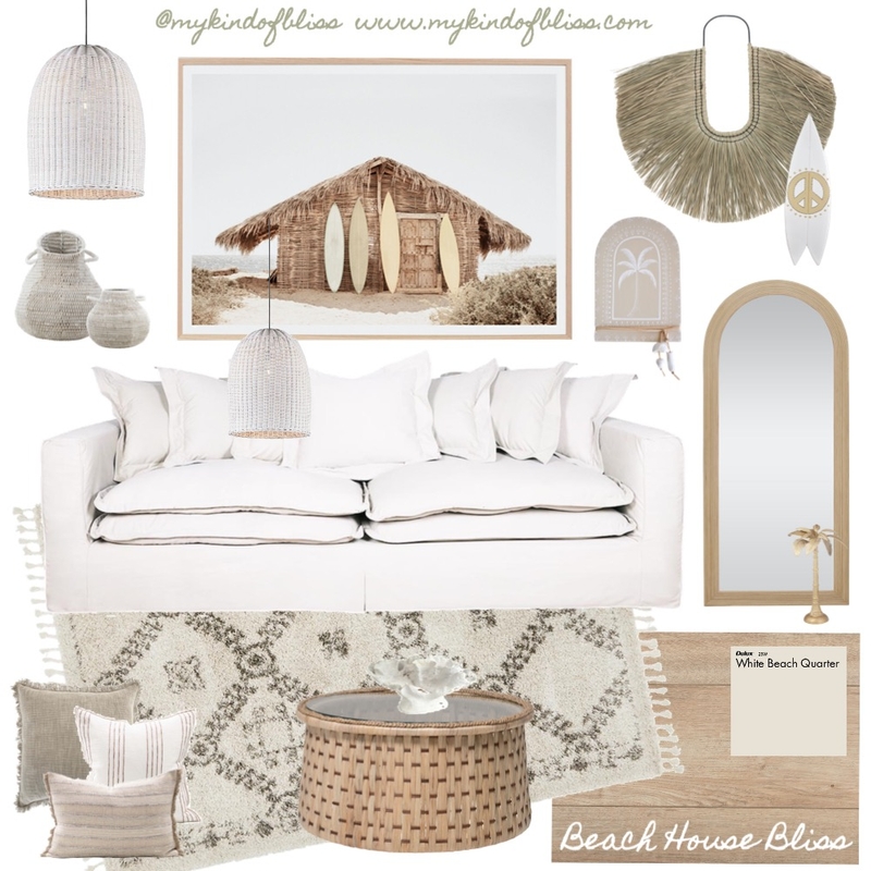 Beach House Bliss Mood Board by My Kind Of Bliss on Style Sourcebook