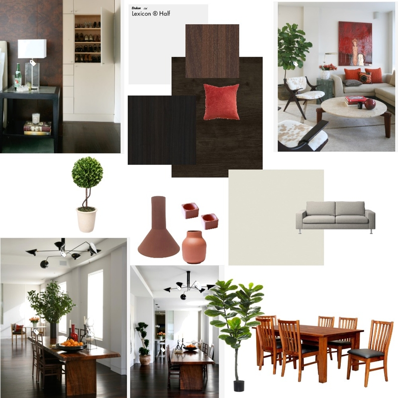 dark wood and red Mood Board by jessytruong on Style Sourcebook