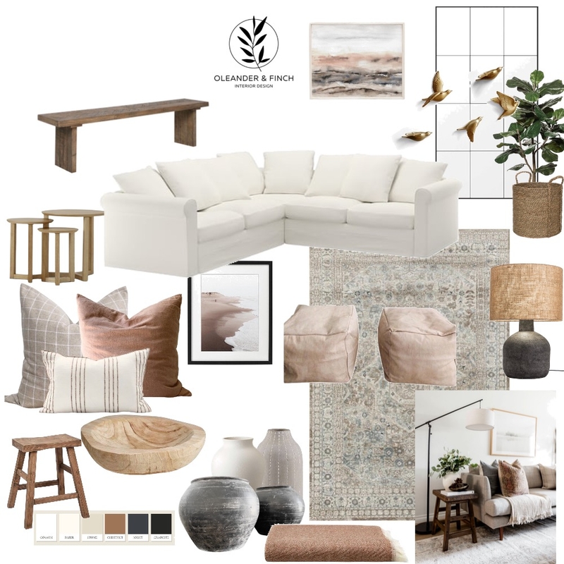 Kaz & Adam Mood Board by Oleander & Finch Interiors on Style Sourcebook