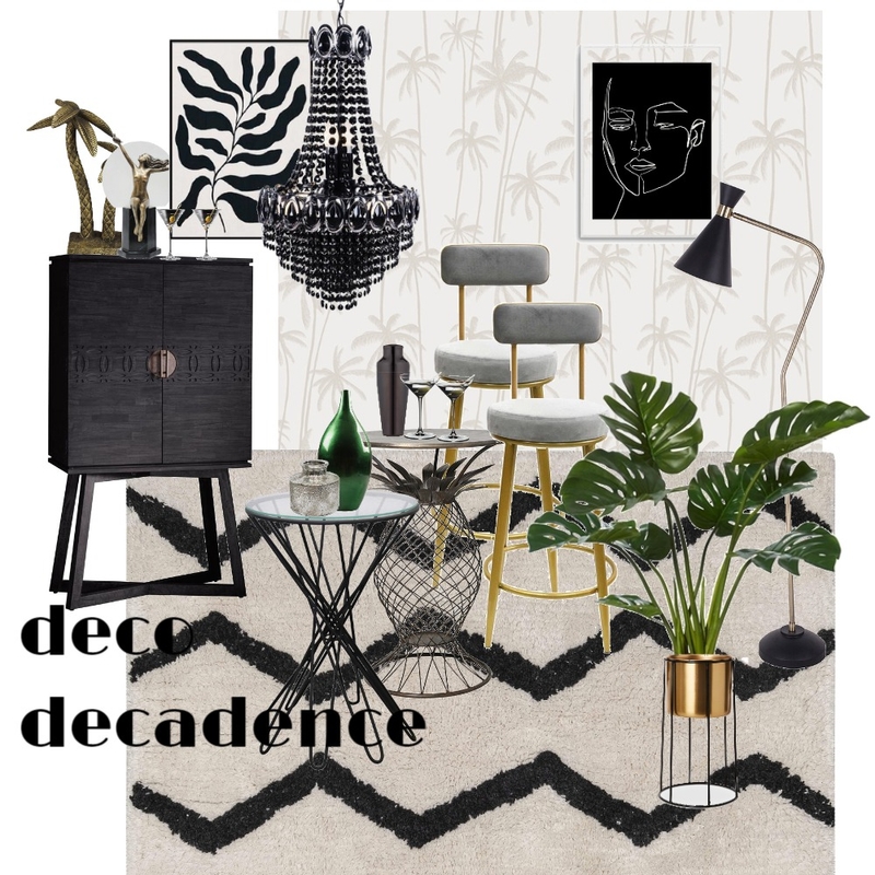 DECO DECADENCE Mood Board by WHAT MRS WHITE DID on Style Sourcebook