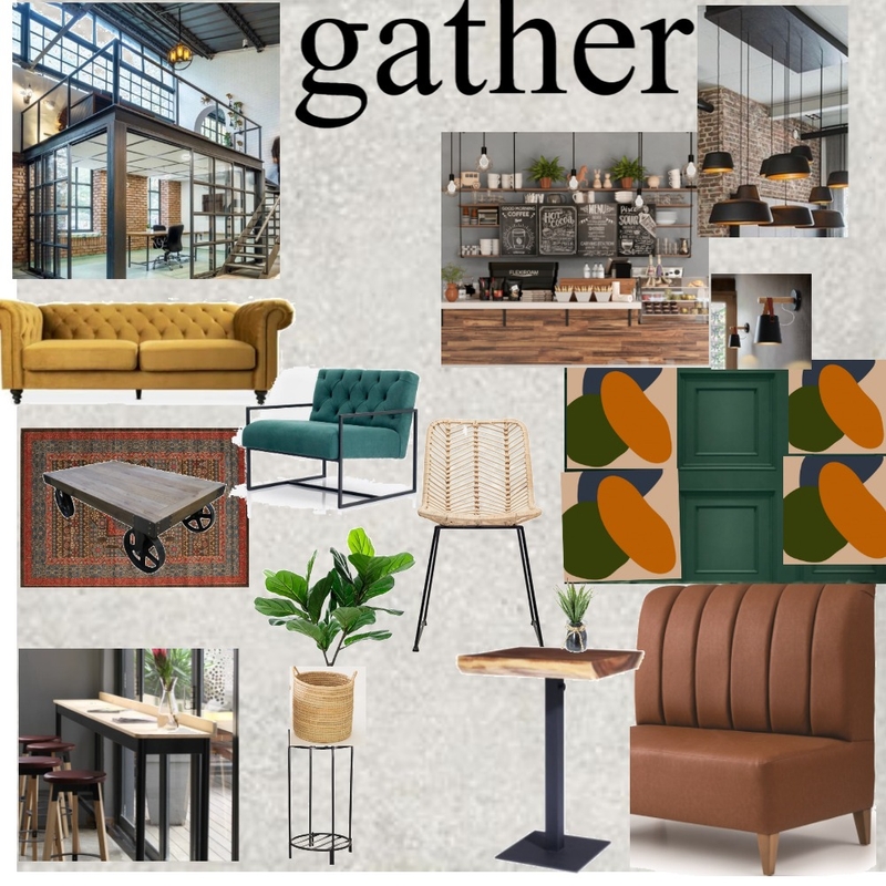 Gather Cafe Mood Board by Alinane1 on Style Sourcebook