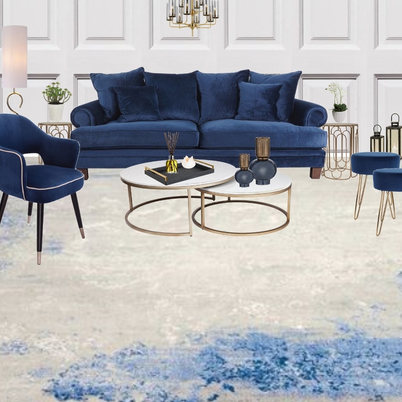 Navy Lounge Mood Board by fsclinterior on Style Sourcebook