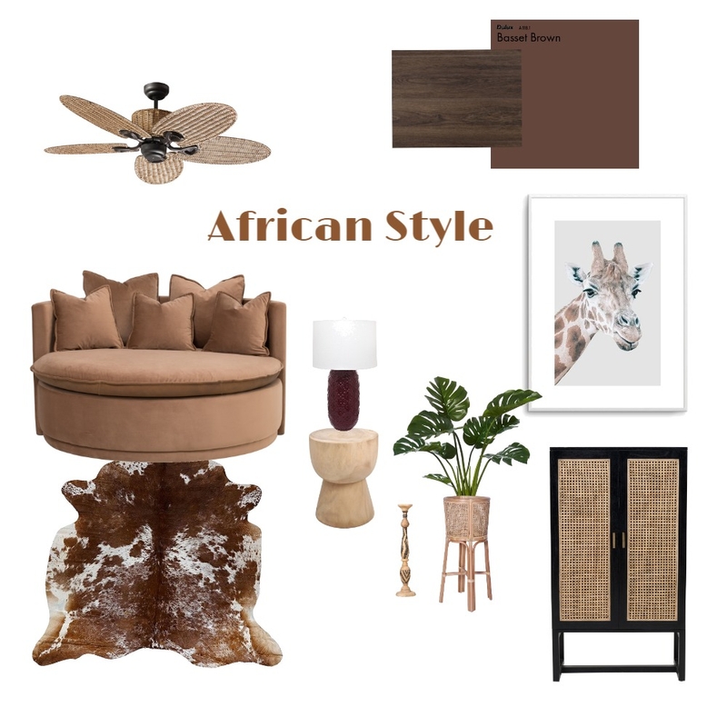 African Style Mood Board by Strachan11 on Style Sourcebook