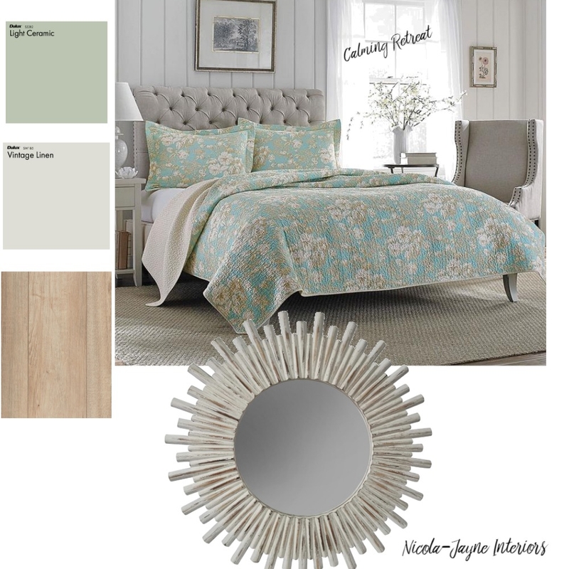 Calming Retreat Mood Board by nicola harvey on Style Sourcebook