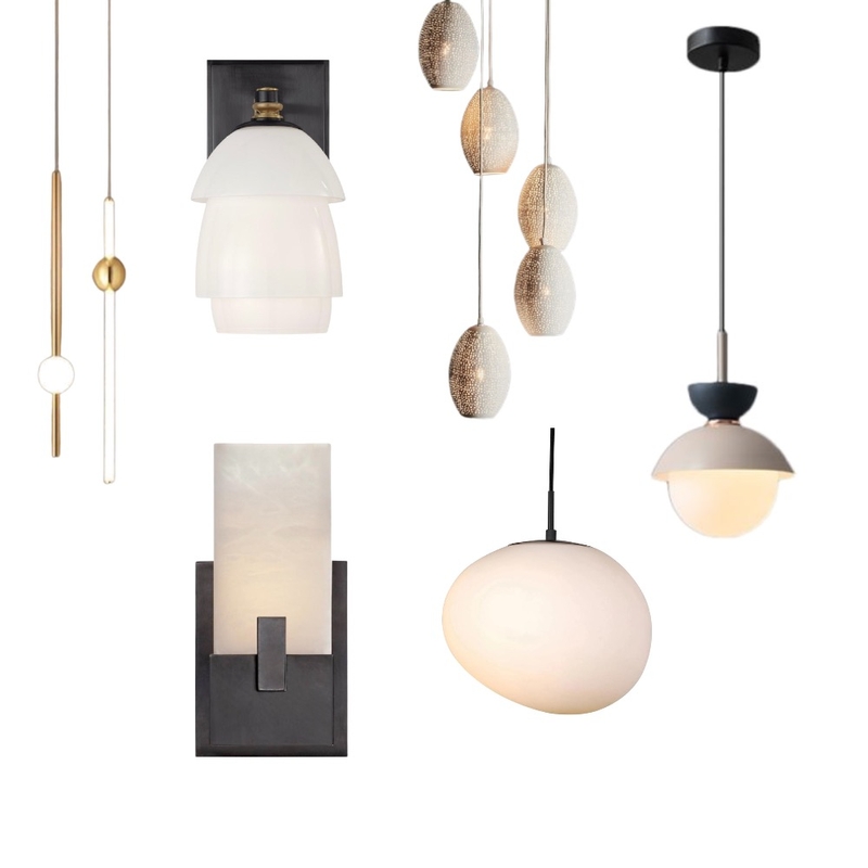 Lighting Mood Board by Oleander & Finch Interiors on Style Sourcebook