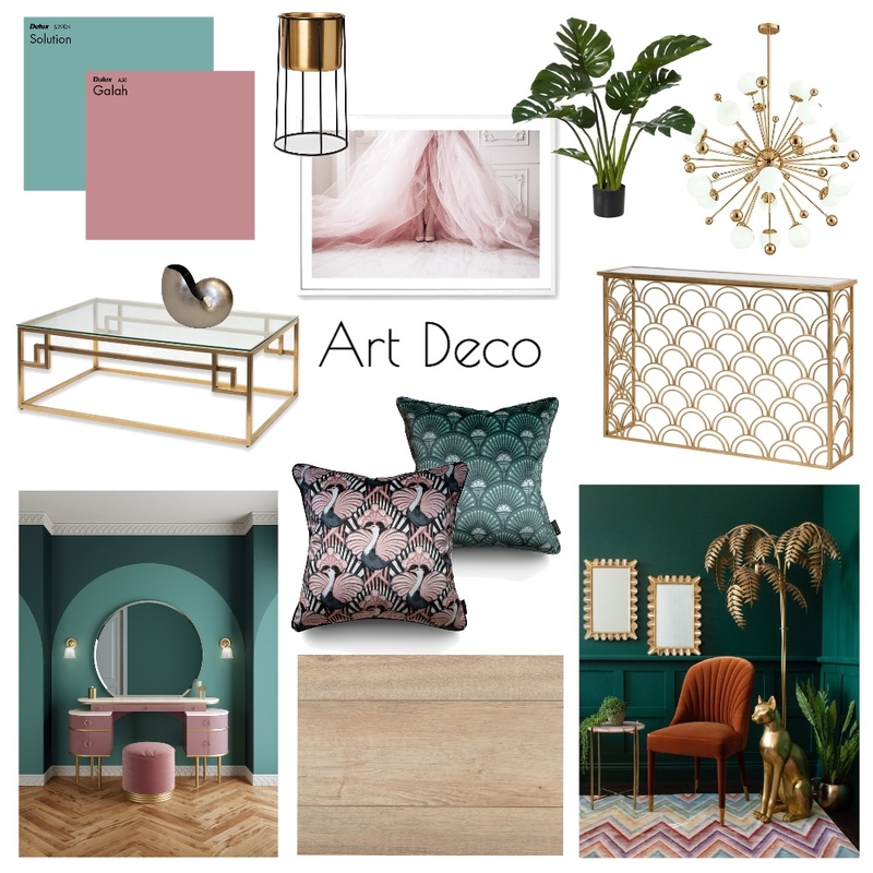 Art Deco Mood Board by Rebecca Trenerry on Style Sourcebook