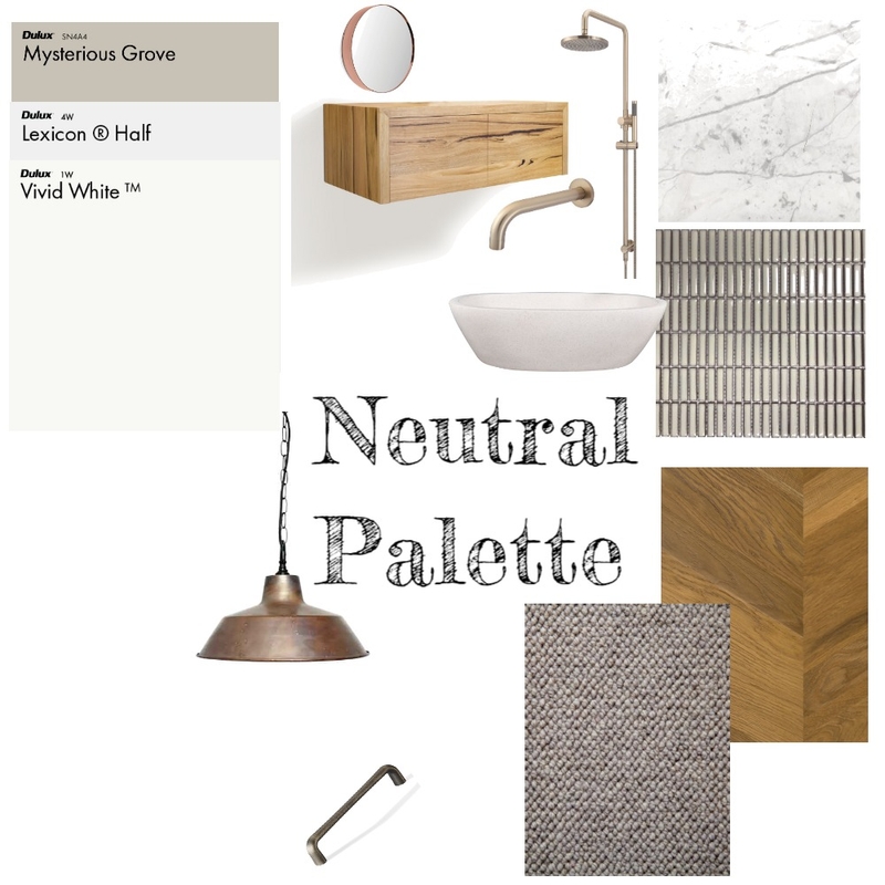 Neutral Mood Board by Kate_Reda on Style Sourcebook