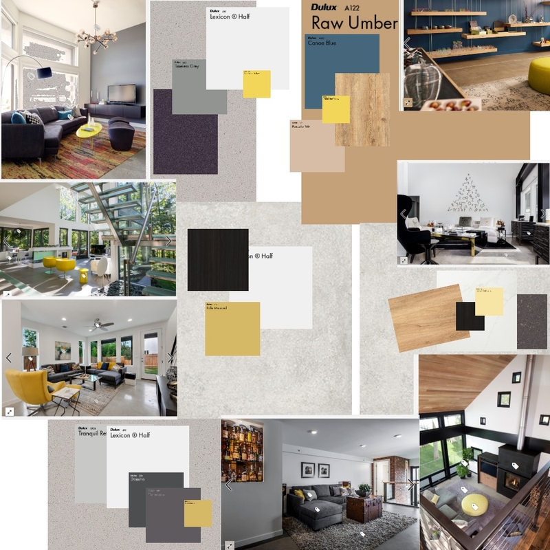 concrete floor with yellow Mood Board by jessytruong on Style Sourcebook