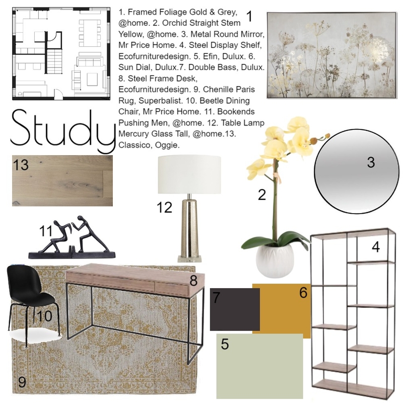 Study Mood Board by Janri on Style Sourcebook