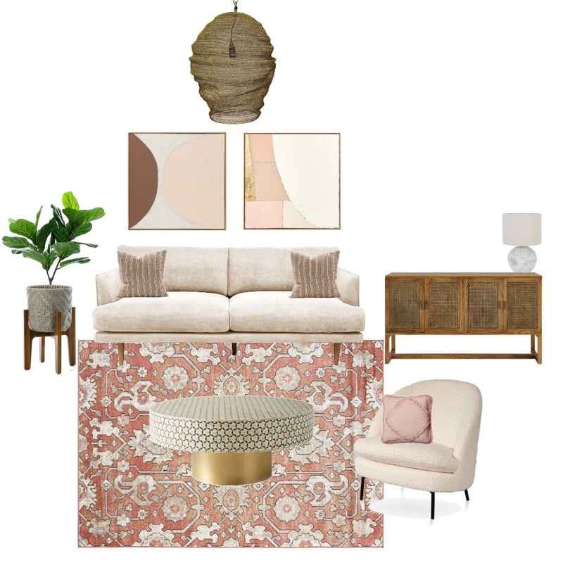 PINK & CREAM Mood Board by ANGIECU on Style Sourcebook