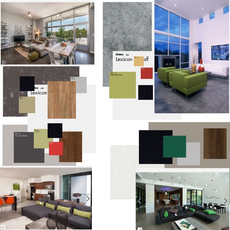 concrete floor with green Mood Board by jessytruong on Style Sourcebook