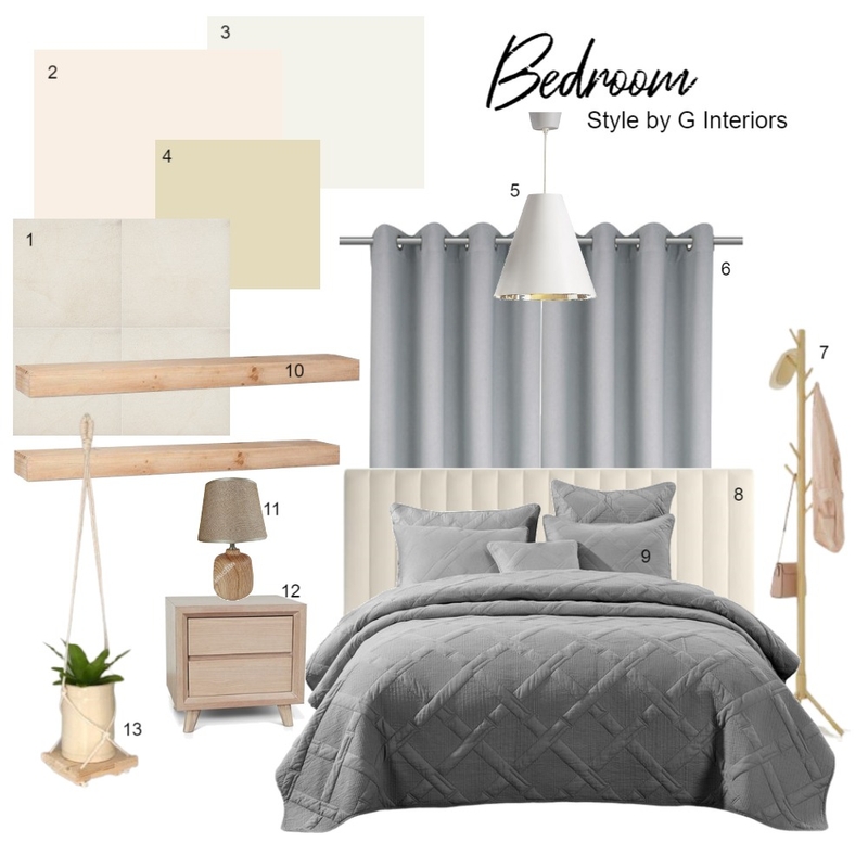 Neutral Bedroom Mood Board by Gia123 on Style Sourcebook
