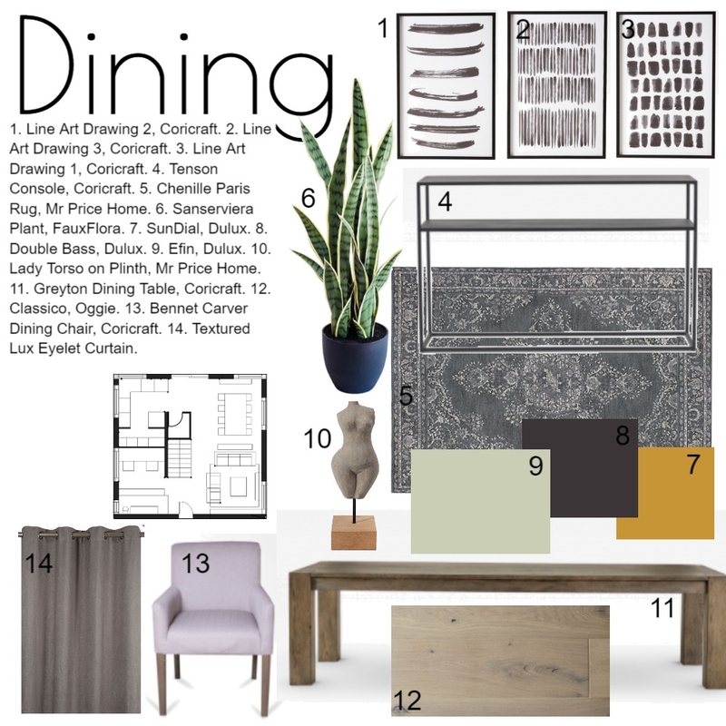 Dining Mood Board by Janri on Style Sourcebook
