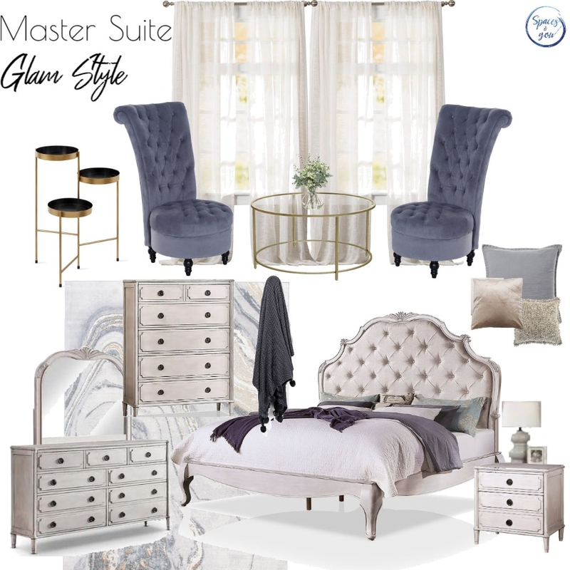 Luxurious Master suite Mood Board by Spaces&You on Style Sourcebook