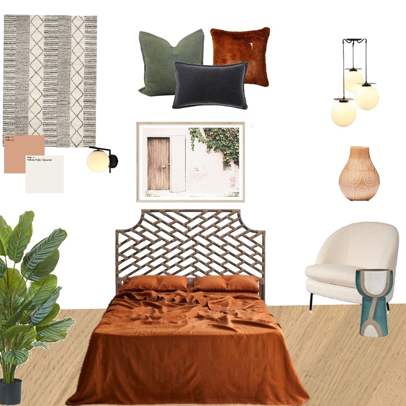 rustic bedroom Mood Board by JADE & SAGE on Style Sourcebook