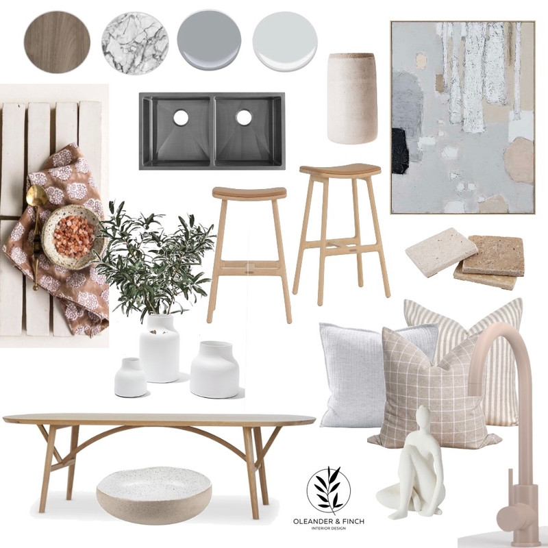 Kitchen Mood Board by Oleander & Finch Interiors on Style Sourcebook