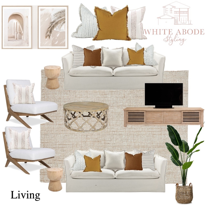 Norman Park - Living 4 Mood Board by White Abode Styling on Style Sourcebook