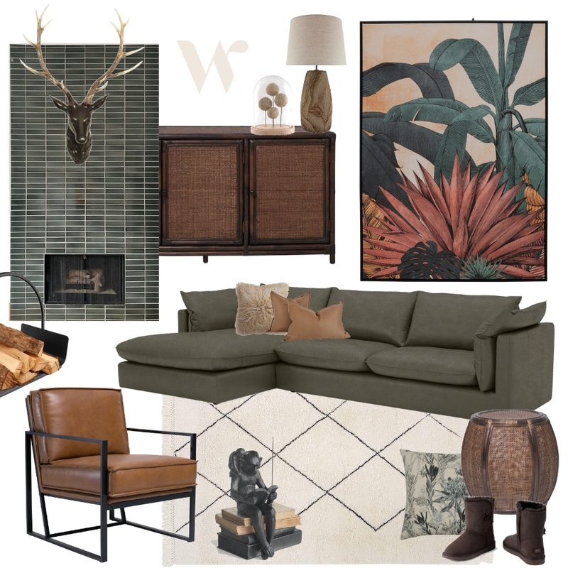 Draft Shades of sage Mood Board by The Whole Room on Style Sourcebook