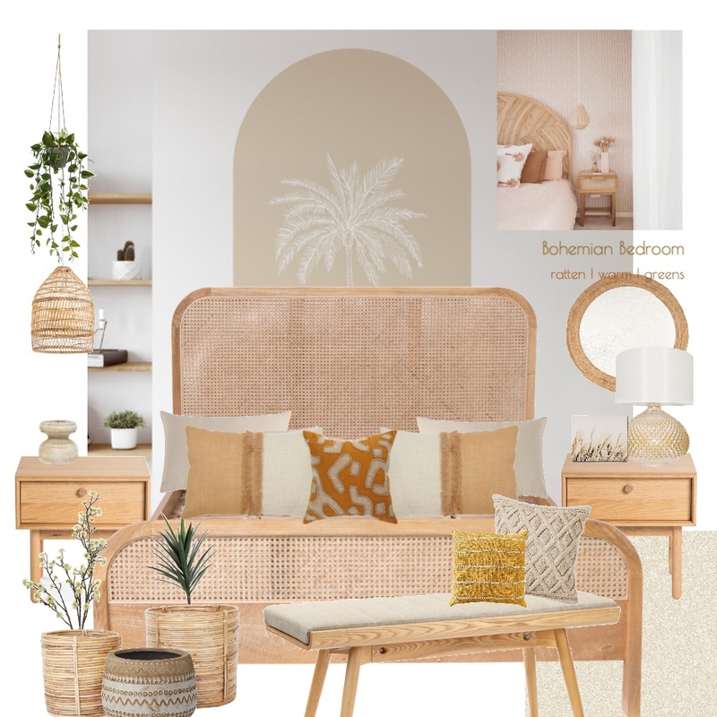 Bohemian Bedroom Mood Board by Asmita on Style Sourcebook