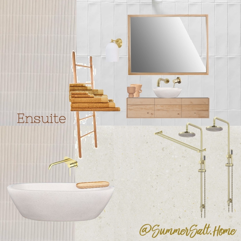 Earthy Ensuite Mood Board by SummerSalt Home on Style Sourcebook