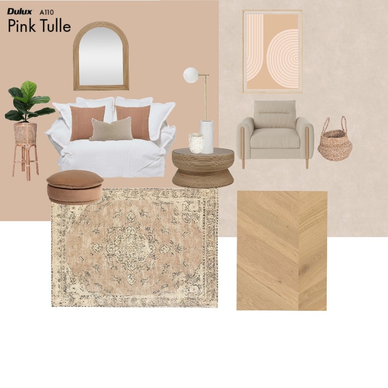 Peach & Pink Mood Board by racheldayball on Style Sourcebook