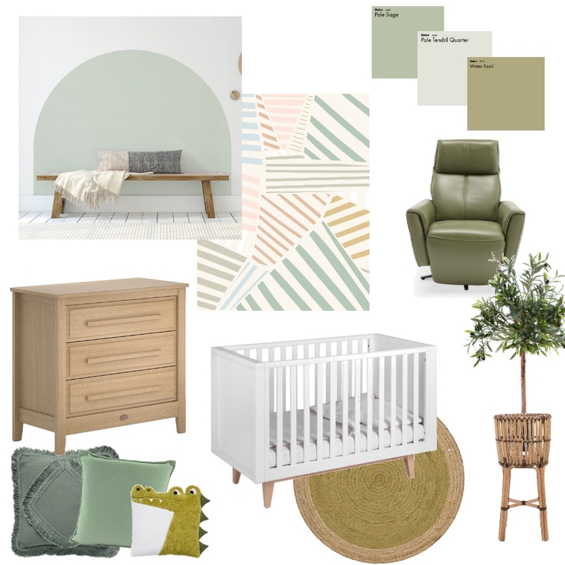 Sage Nursery Mood Board by staceymborg92 on Style Sourcebook