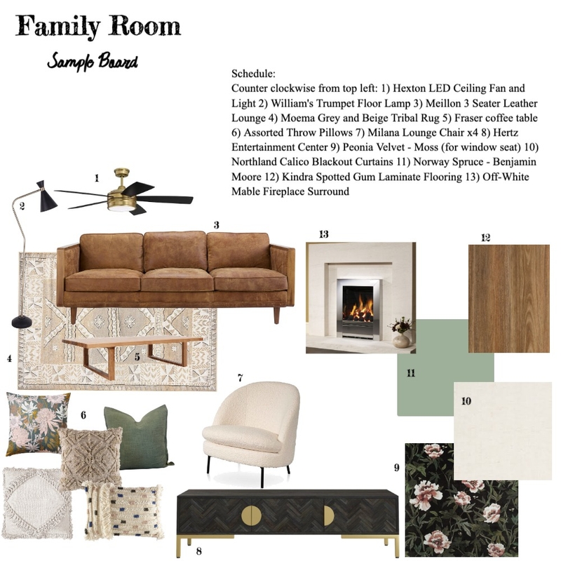 Module 9 Family Room Mood Board by rachaelm23 on Style Sourcebook