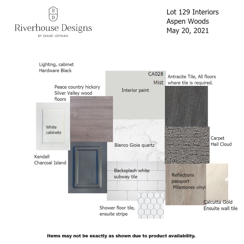 Lot 129 interior board Mood Board by Riverhouse Designs on Style Sourcebook